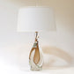 Amber Twist Lamp