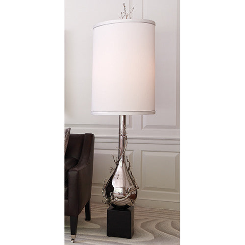 Twig Bulb Floor Lamp-Nickel - Grats Decor Interior Design & Build Inc.