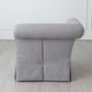 Slipper Sectional - Corner Section - Heather Grey