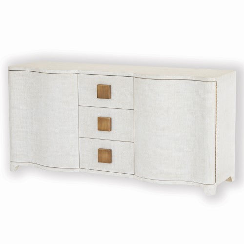 Toile 66"W Linen Credenza - Cream - Grats Decor Interior Design & Build Inc.