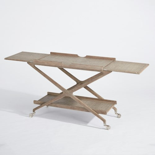 Campaign Bar Cart - Grats Decor Interior Design & Build Inc.