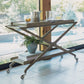 Campaign Bar Cart - Grats Decor Interior Design & Build Inc.