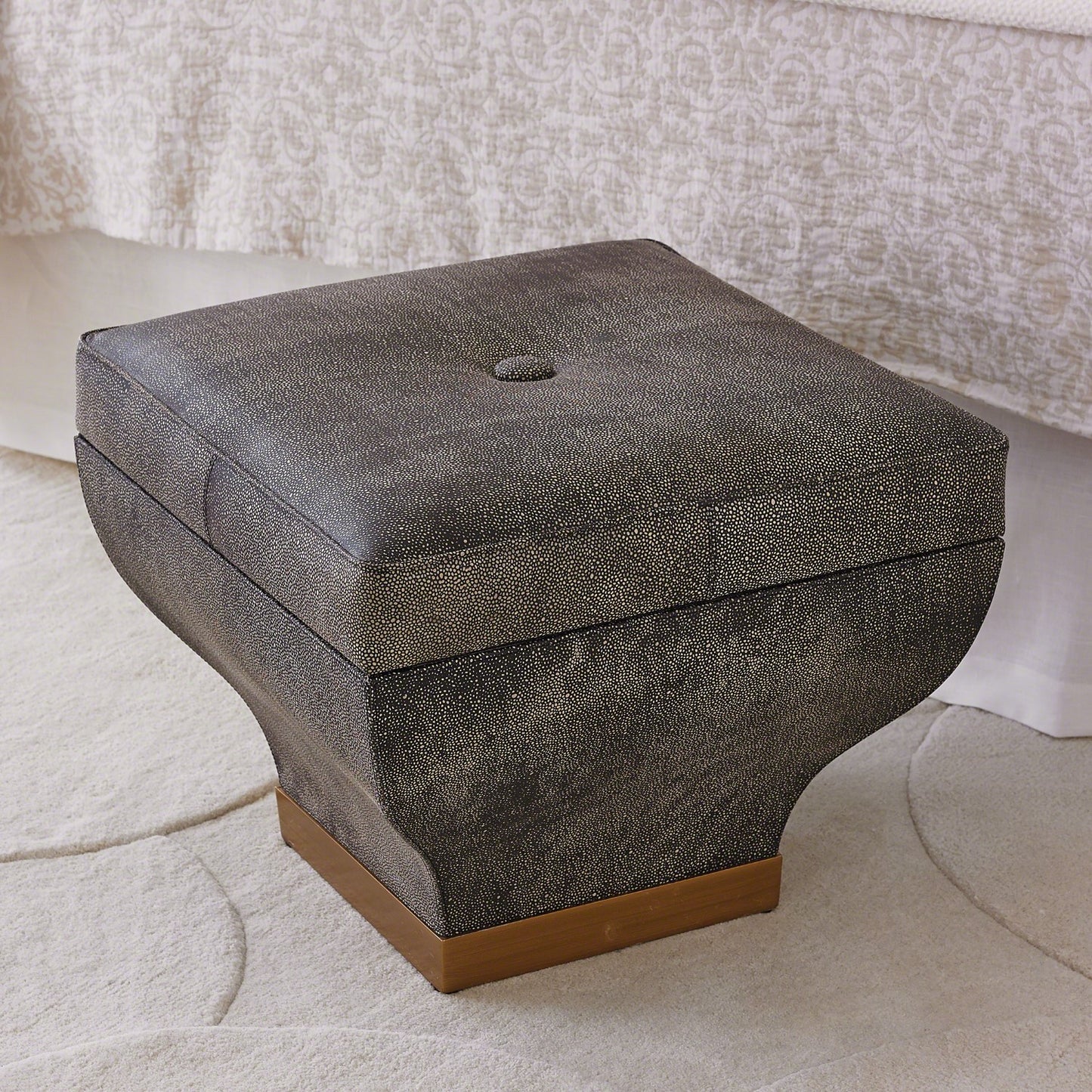 Churchill Storage Ottoman - Grats Decor Interior Design & Build Inc.