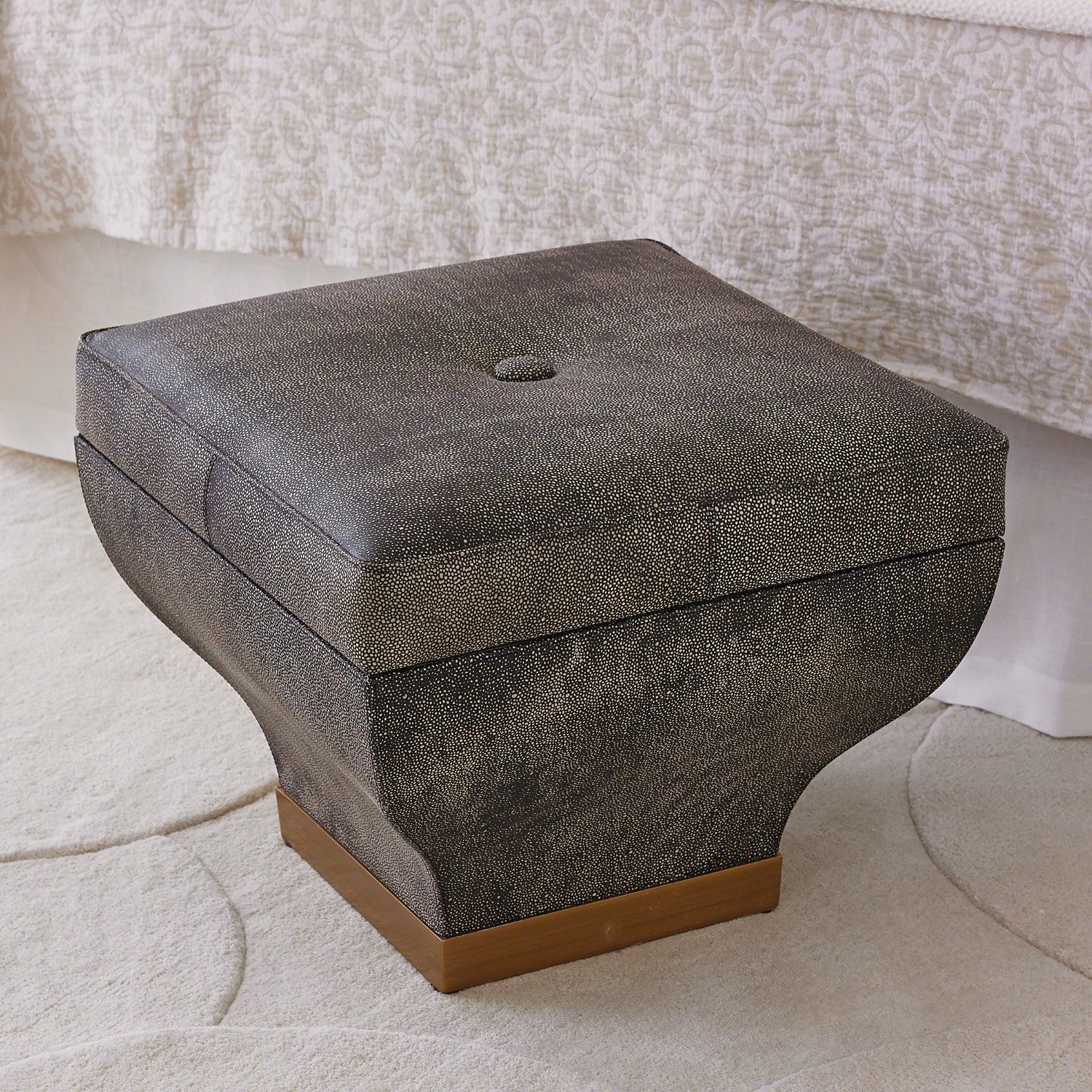 Churchill Storage Ottoman - Grats Decor Interior Design & Build Inc.