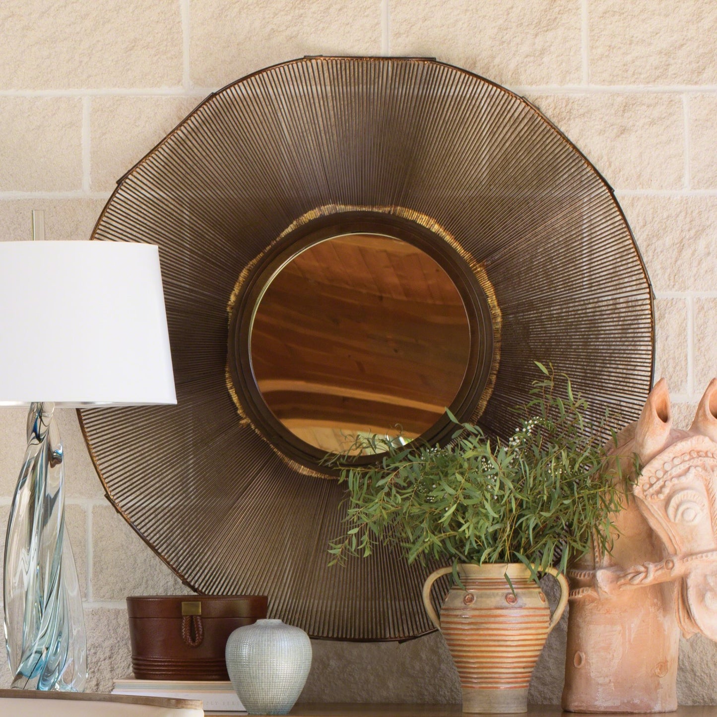 Prairie Mirror - Bronze - Grats Decor Interior Design & Build Inc.