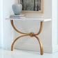 Teton 46" Console - Gold - Grats Decor Interior Design & Build Inc.