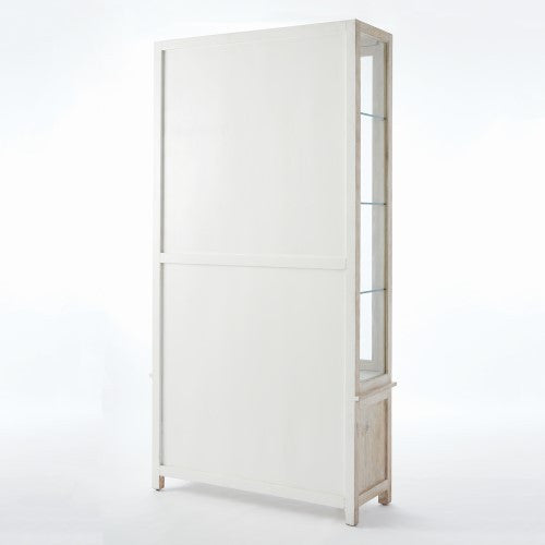 Driftwood 48"W x 94"H Vitrine - Whitewashed - Grats Decor Interior Design & Build Inc.