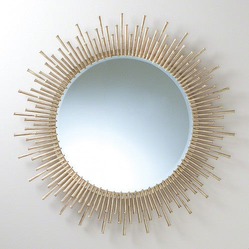 Spike 42" Mirror - Antique Brass - Grats Decor Interior Design & Build Inc.