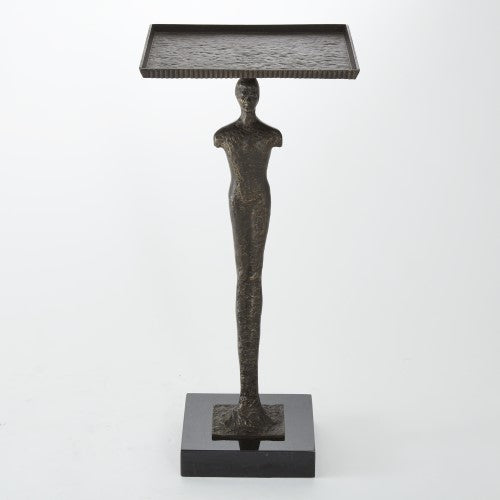 Modern Man Side Table - Grats Decor Interior Design & Build Inc.