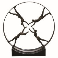 Reaching For Center Sculpture - Grats Decor Interior Design & Build Inc.