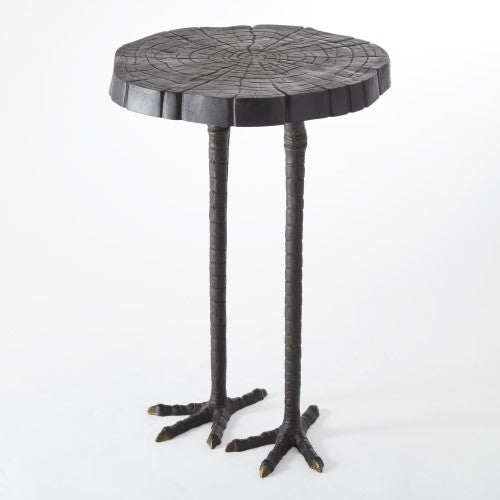 Ostrich 17"Dia Side Table - Grats Decor Interior Design & Build Inc.