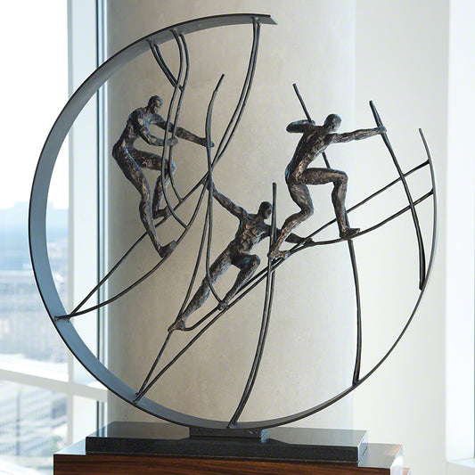 Climb To The Top 36"H Sculpture - Grats Decor Interior Design & Build Inc.