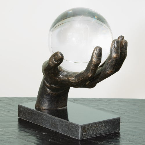 Into the Future 9"H Sculpture - Bronze - Grats Decor Interior Design & Build Inc.