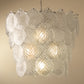 Murano Leaf Chandelier - Grats Decor Interior Design & Build Inc.
