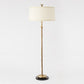 Organic Floor Lamp - Antique Brass Finish - Grats Decor Interior Design & Build Inc.