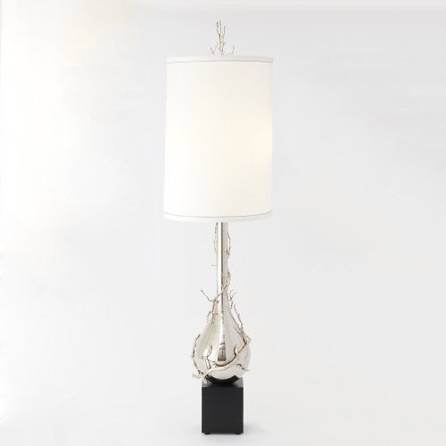 Twig Bulb Floor Lamp-Nickel - Grats Decor Interior Design & Build Inc.