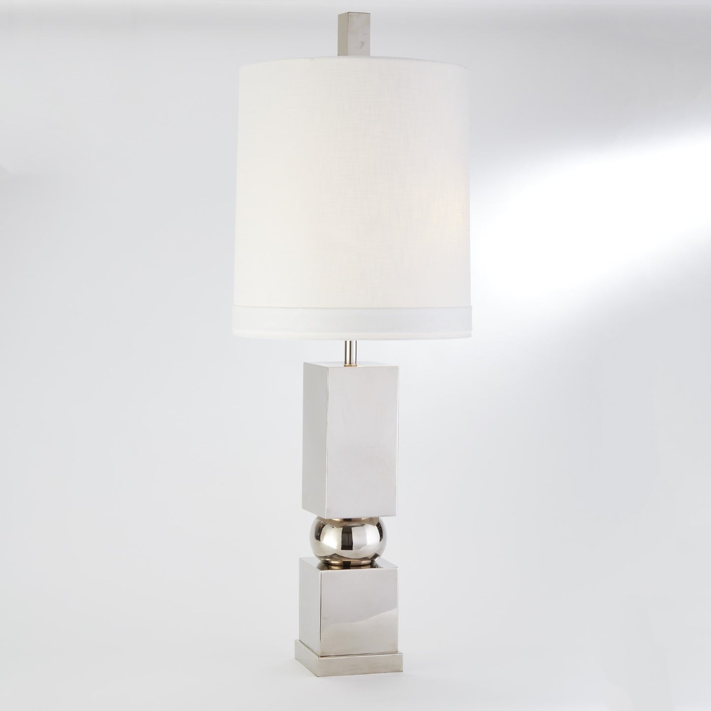 Squeeze Table Lamp - Nickel - Grats Decor Interior Design & Build Inc.