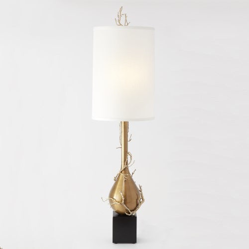 Twig Bulb Floor Lamp - Brass - Grats Decor Interior Design & Build Inc.