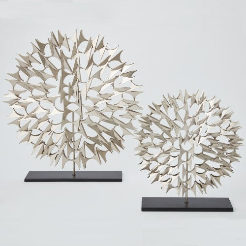 Cosmos Sculpture - Nickel - 2 sizes - Grats Decor Interior Design & Build Inc.