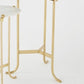 Plié Table - 2 sizes - Brass - Grats Decor Interior Design & Build Inc.