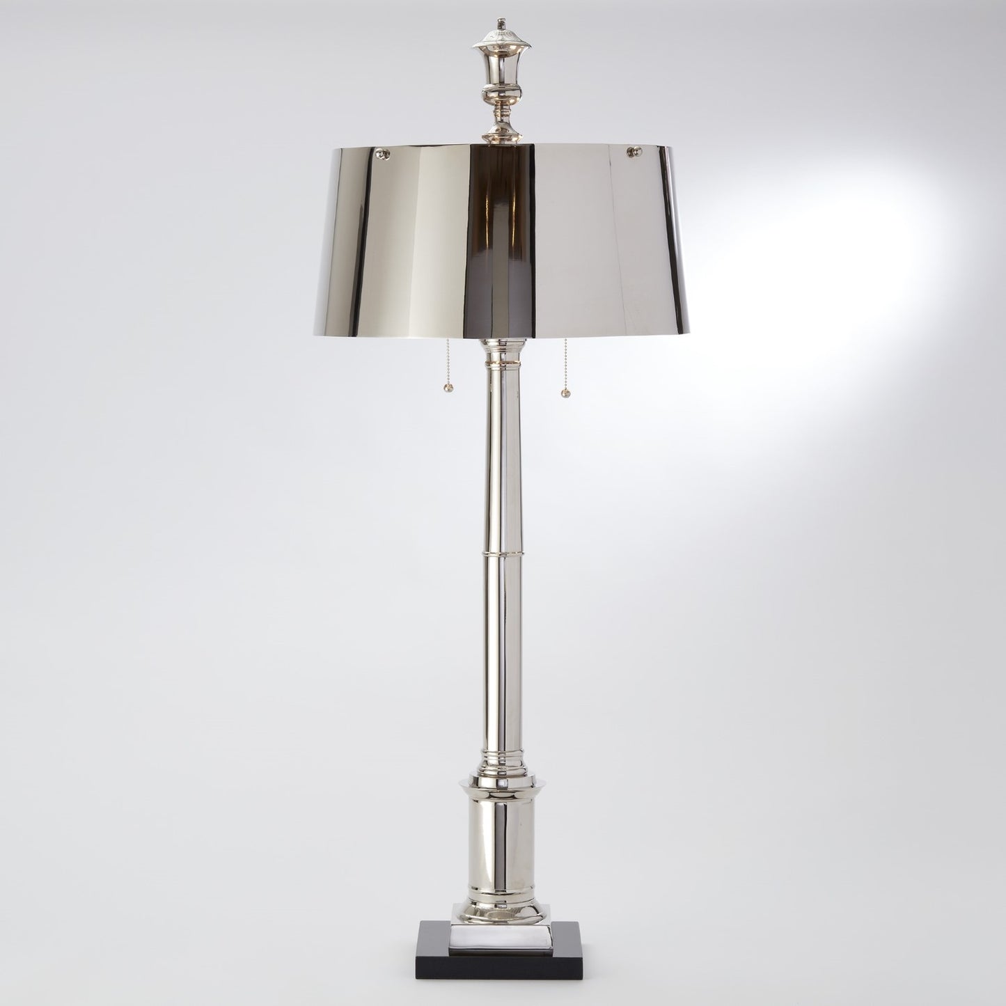 Library Lamp - Nickel - Grats Decor Interior Design & Build Inc.