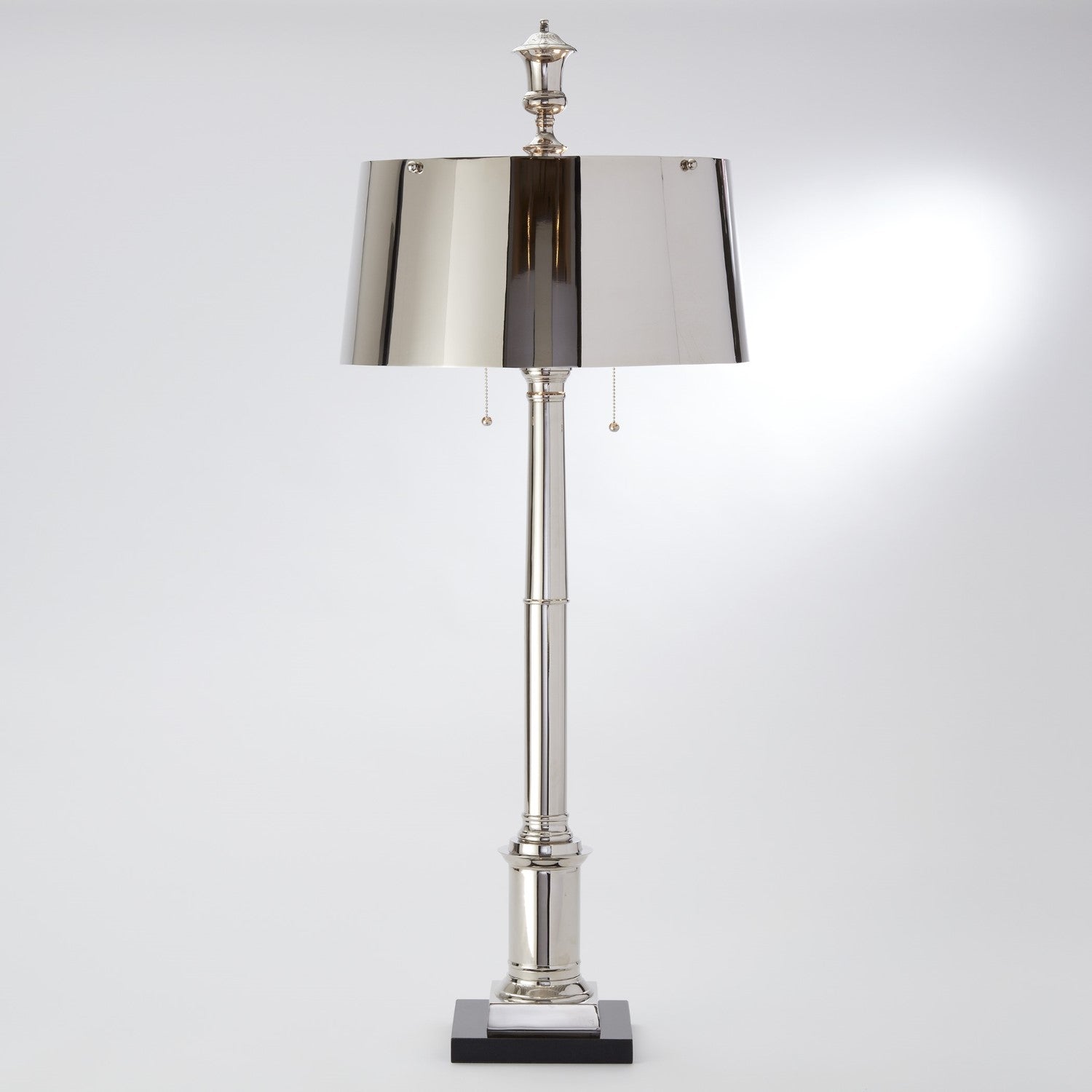 Library Lamp - Nickel - Grats Decor Interior Design & Build Inc.