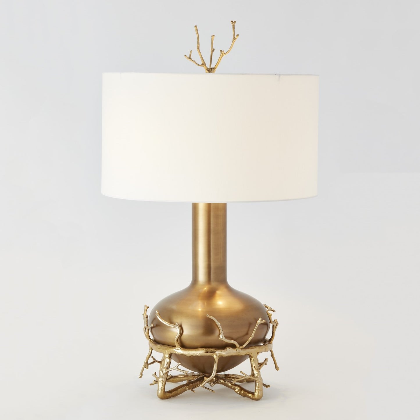 Fat Brass Twig Table Lamp - Grats Decor Interior Design & Build Inc.