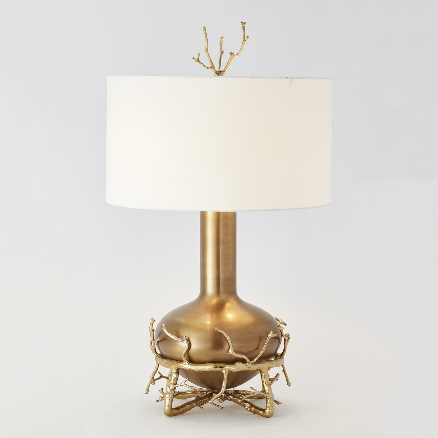 Fat Brass Twig Table Lamp - Grats Decor Interior Design & Build Inc.