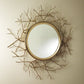 Twig 44"Dia Mirror - Brass - Grats Decor Interior Design & Build Inc.
