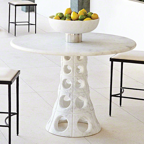 Taper Circle 40"Dia Dining Table - Grats Decor Interior Design & Build Inc.