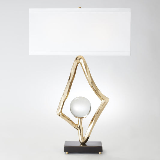 Abstract Table Lamp - Brass - Grats Decor Interior Design & Build Inc.