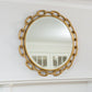 Linked 40"Dia Mirror-Gold - Grats Decor Interior Design & Build Inc.