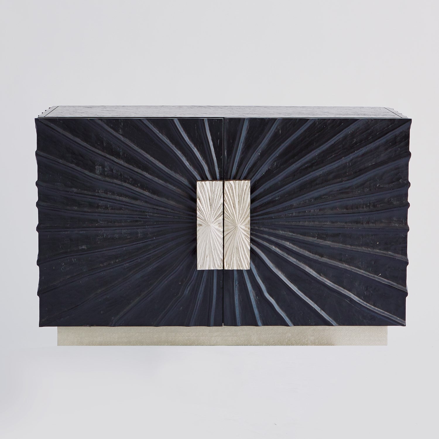 Pleated Two Door Cabinet - Grats Decor Interior Design & Build Inc.