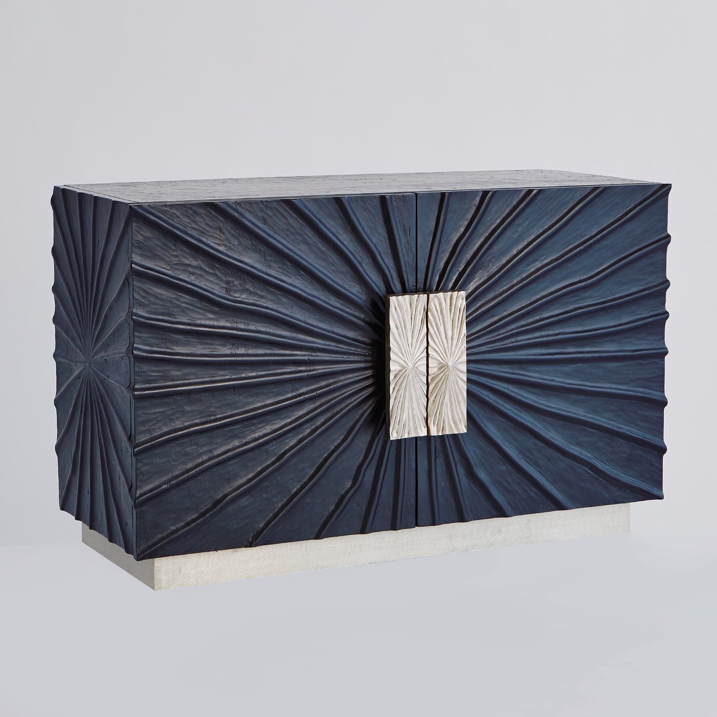 Pleated Two Door Cabinet - Grats Decor Interior Design & Build Inc.