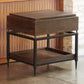 Scratch End Table - Brushed Mango - Grats Decor Interior Design & Build Inc.