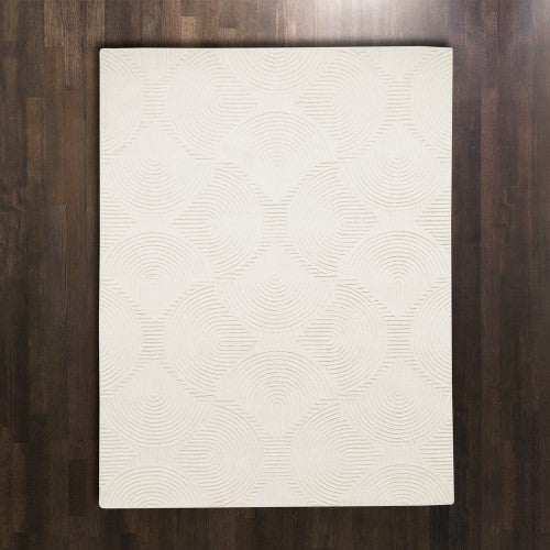 Arches Rug-Ivory/Ivory - 4 Sizes - Grats Decor Interior Design & Build Inc.