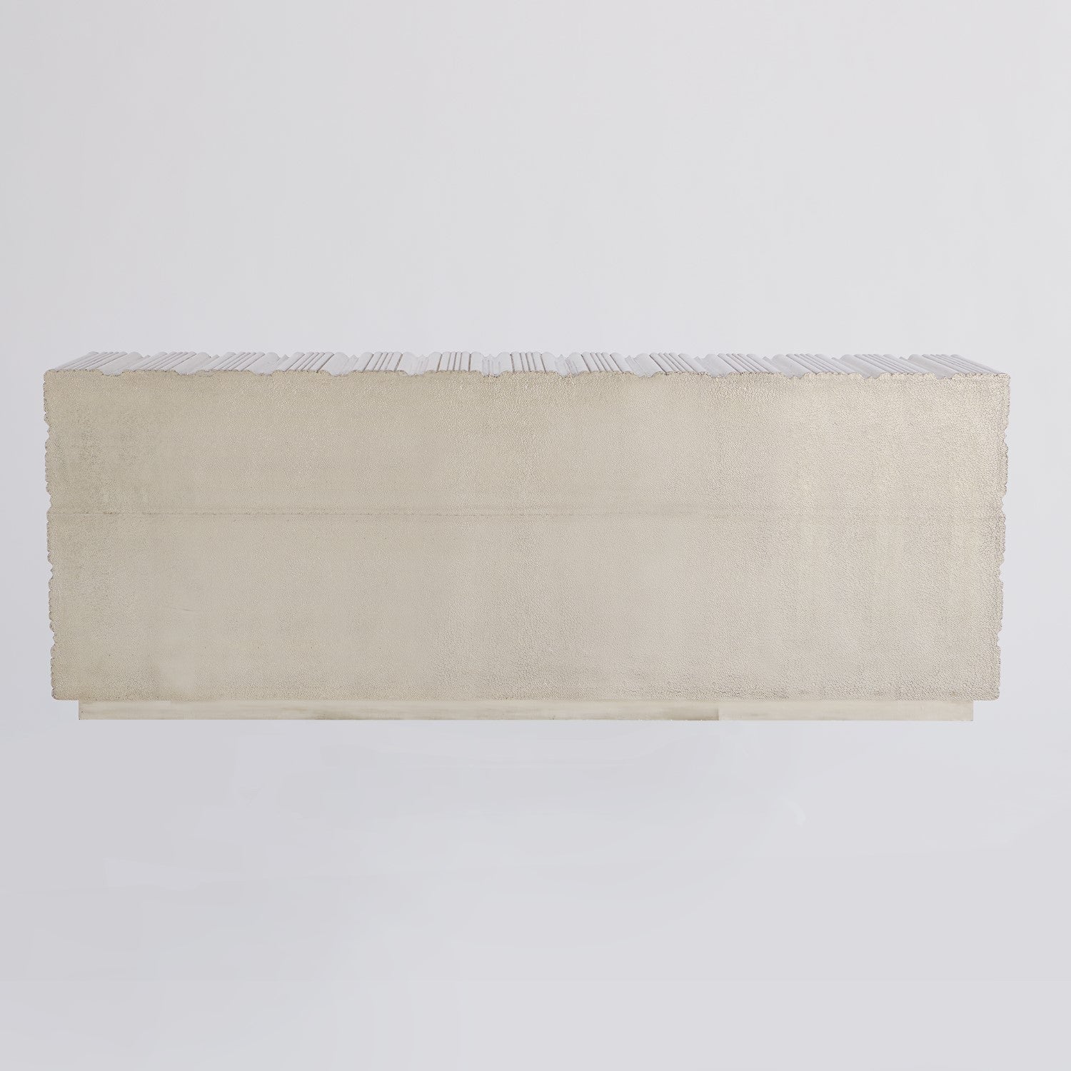 Linen Fold Cabinet - Silver - Grats Decor Interior Design & Build Inc.