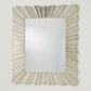 Linen Fold Mirror - 2 sizes - Silver - Grats Decor Interior Design & Build Inc.