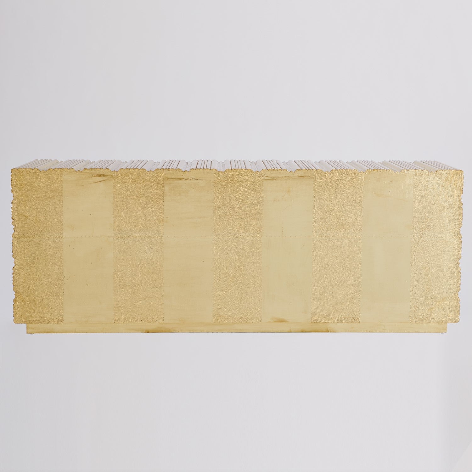 Linen Fold Cabinet - Brass - Grats Decor Interior Design & Build Inc.
