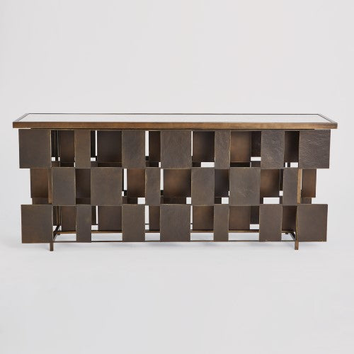 Layered 76" Console - Grats Decor Interior Design & Build Inc.