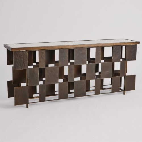 Layered 76" Console - Grats Decor Interior Design & Build Inc.