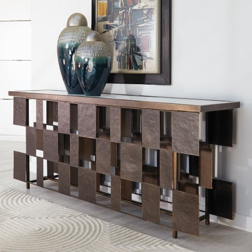 Layered 76" Console - Grats Decor Interior Design & Build Inc.
