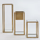 Escher Pedestal / Planter - Brass - Grats Decor Interior Design & Build Inc.