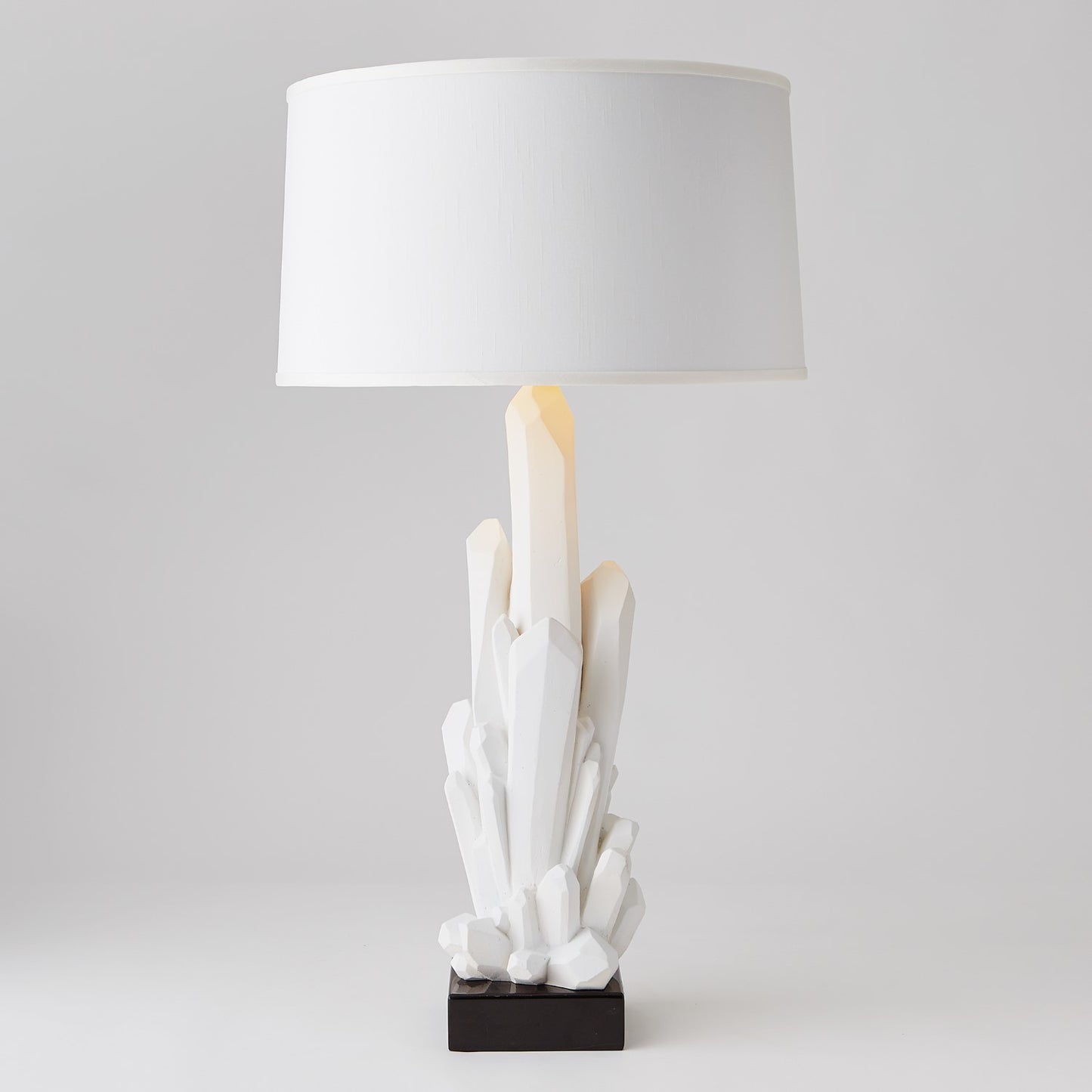 Facet Cluster Table Lamp - White w/White Shade - Grats Decor Interior Design & Build Inc.