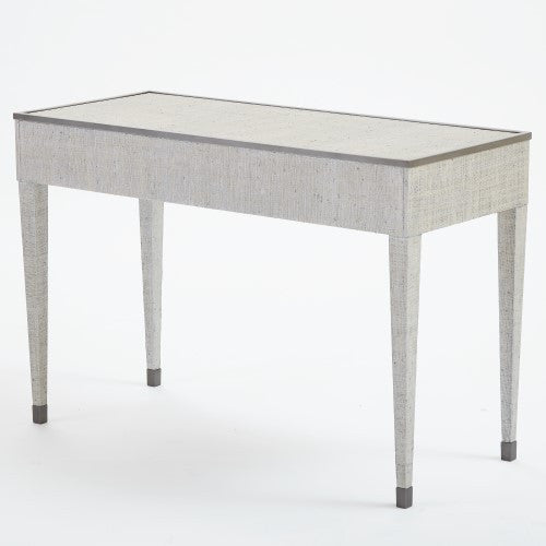 D'Oro Vanity Desk - Florentine silverwork - Grats Decor Interior Design & Build Inc.