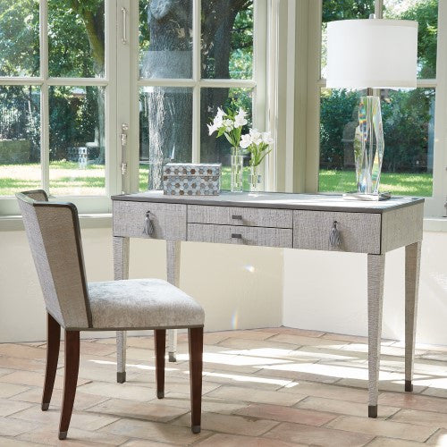 D'Oro Vanity Desk - Florentine silverwork - Grats Decor Interior Design & Build Inc.