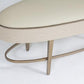 Ellipse Bench - Ivory - Grats Decor Interior Design & Build Inc.