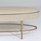 Ellipse Bench - Ivory - Grats Decor Interior Design & Build Inc.