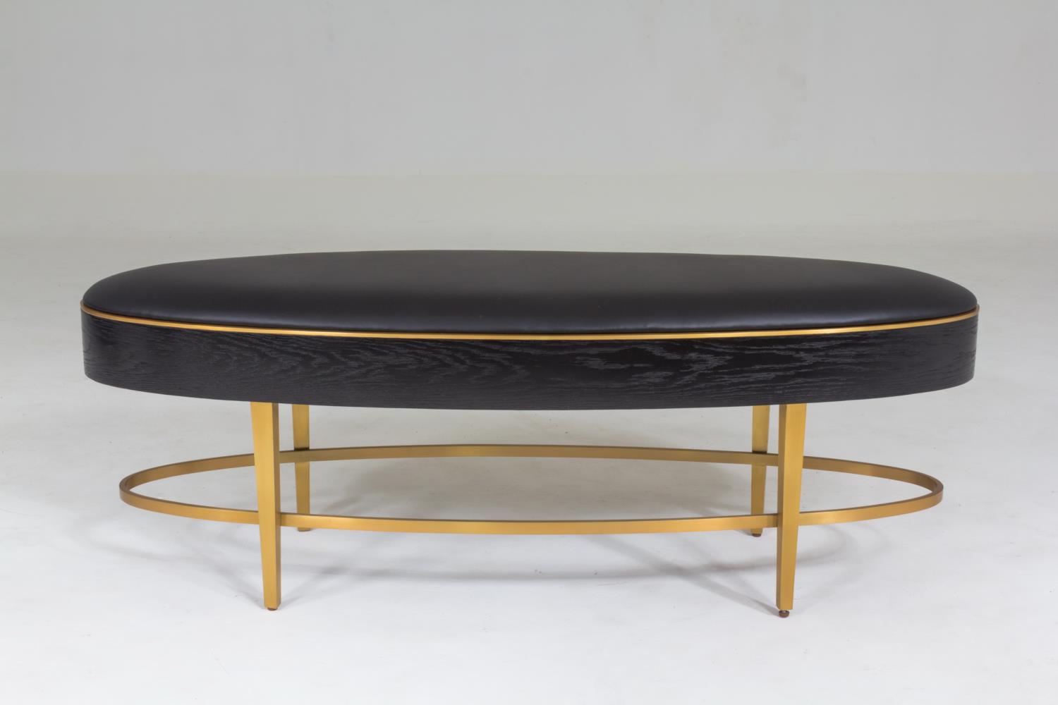 Ellipse Bench - Ebony - Grats Decor Interior Design & Build Inc.