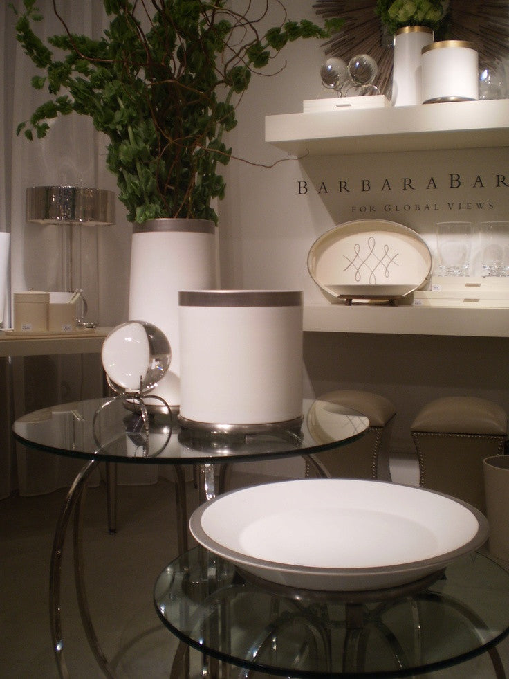 Barbara Barry Clearlight Orb - Grats Decor Interior Design & Build Inc.